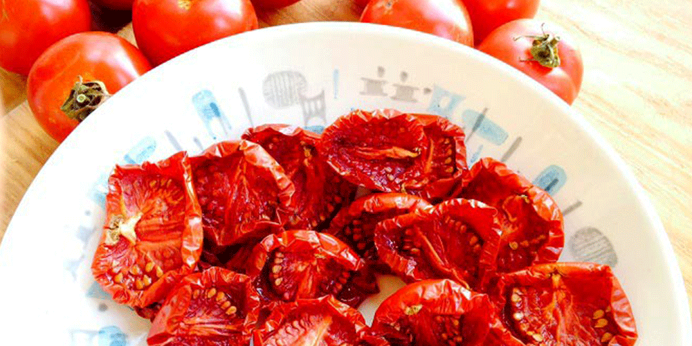 روش های خشک كردن گوجه فرنگی در منزل