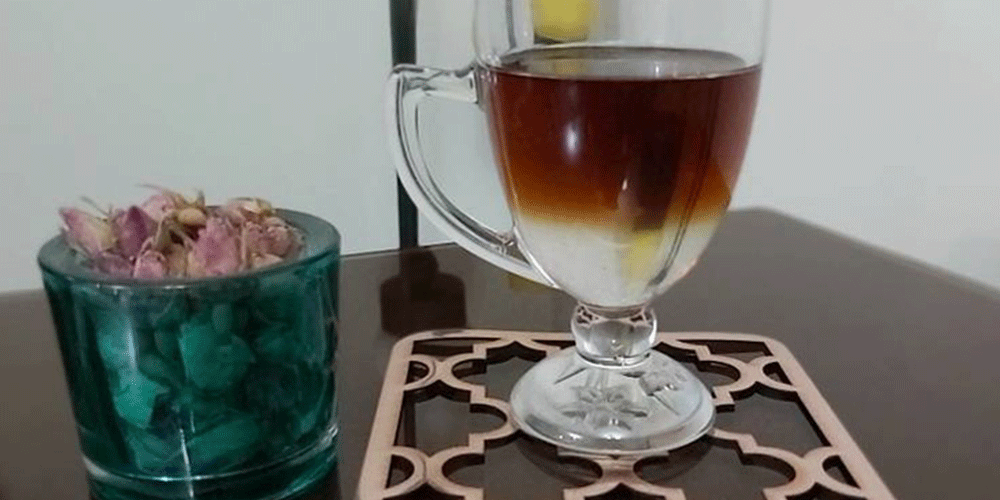 نحوه درست کردن چای دو رنگ