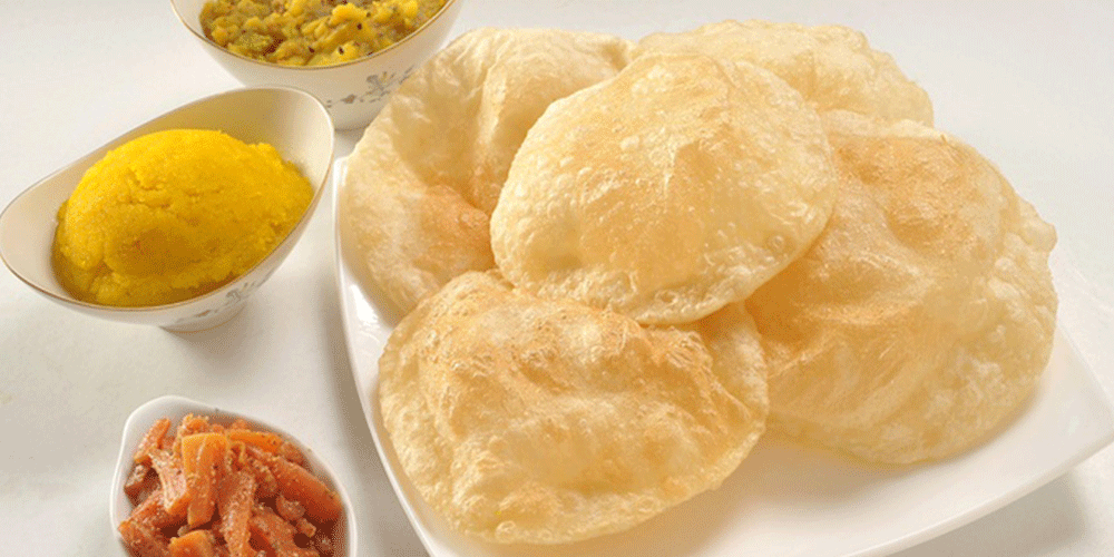 دستور پخت نان پوری هندی