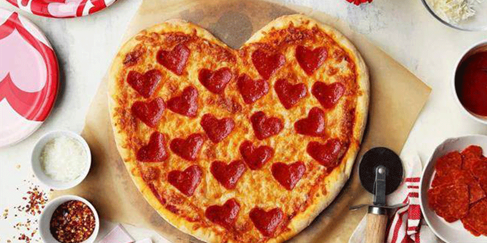 نحوه درست کردن پيتزا قلب