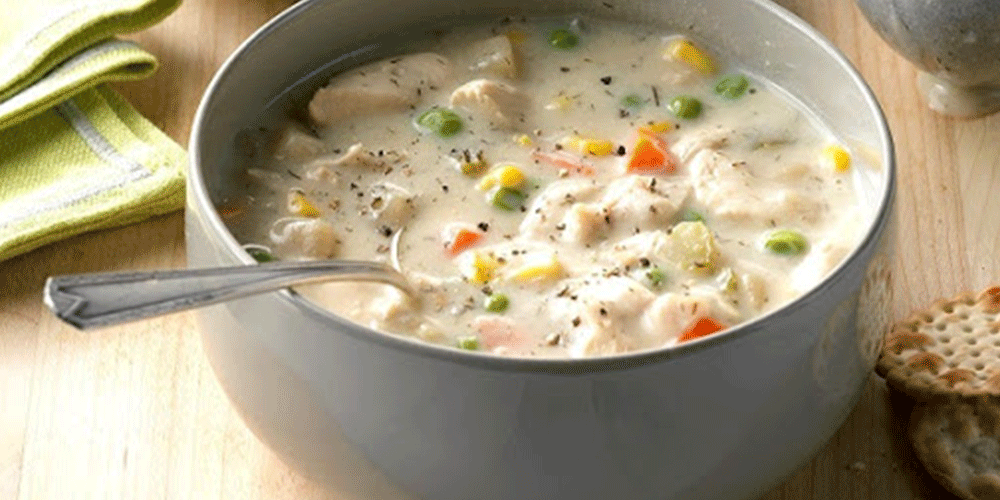 دستور پخت سوپ کرم مرغ