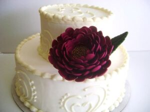 How do you Make Simple Flower Cake Decorations