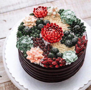 How do you Make Simple Flower Cake Decorations