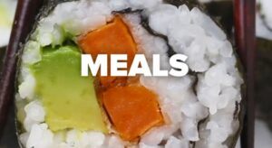 وعده های غذایی سوشی و میسو